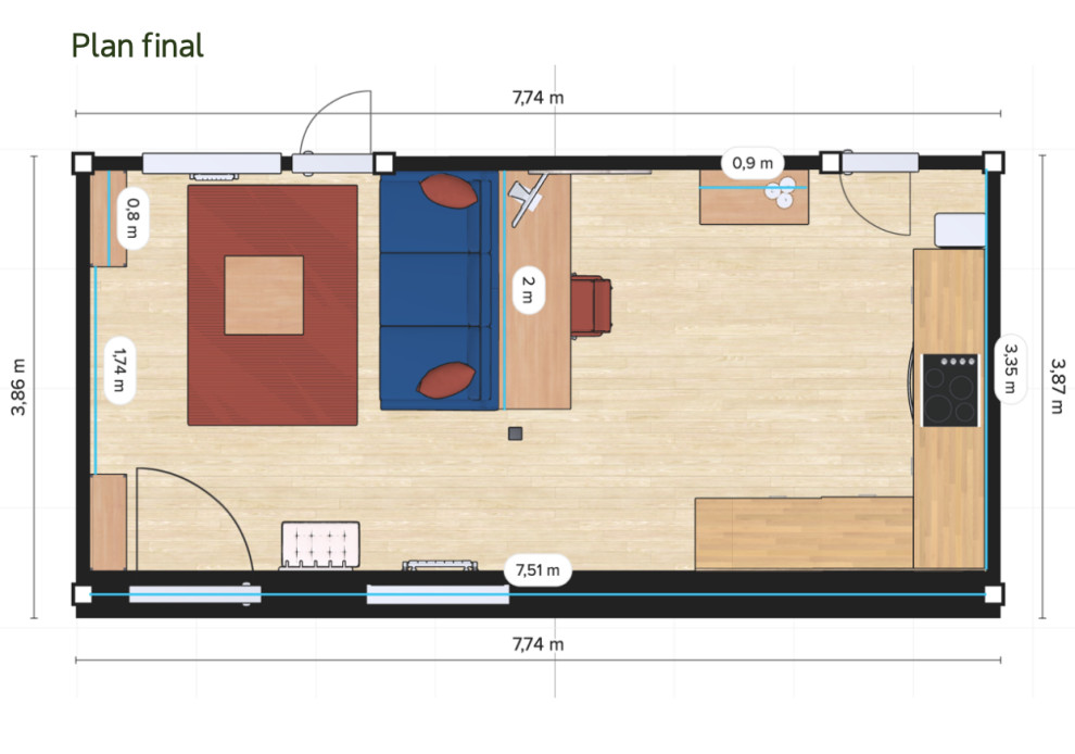 Avant / Après optimisation appartement location