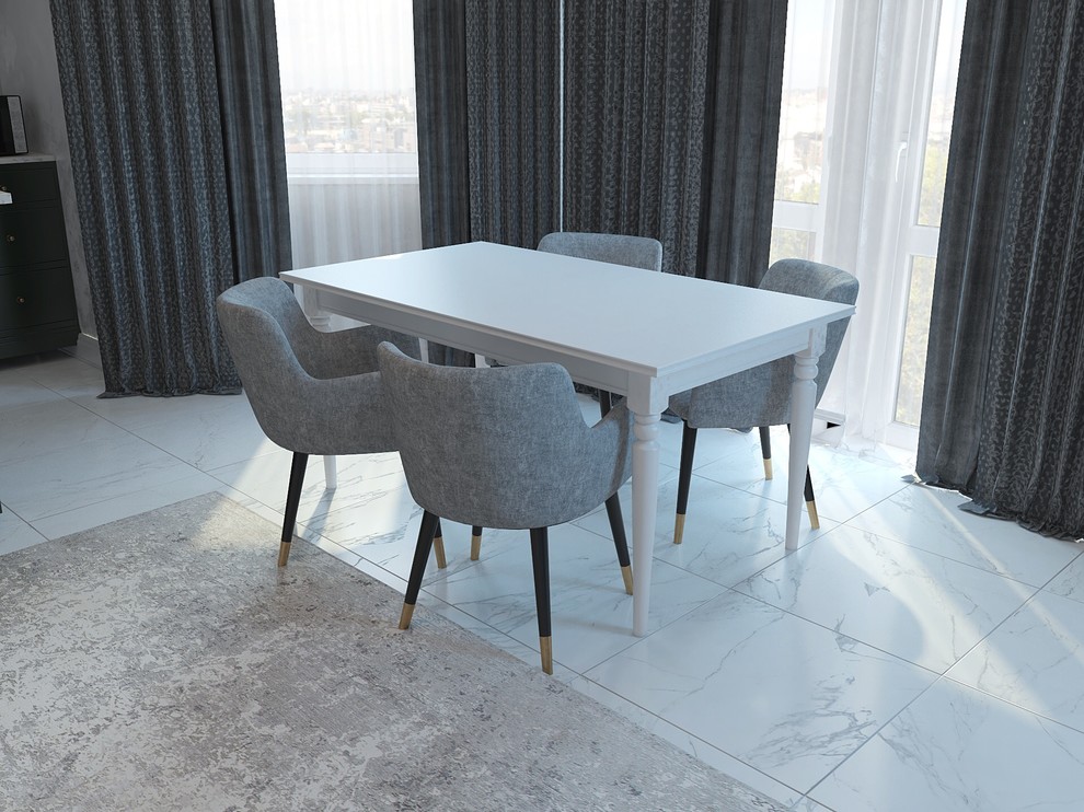 Кухня студия в загородном доме