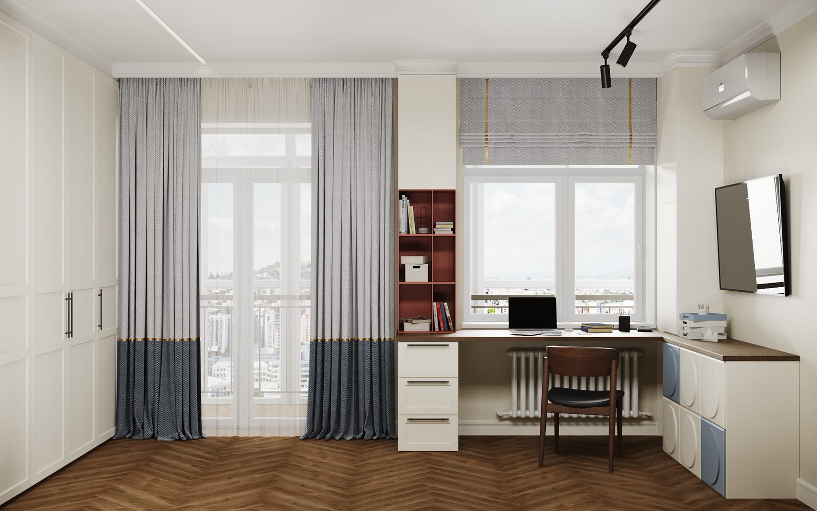 Трехкомнатная квартира 100 кв.м