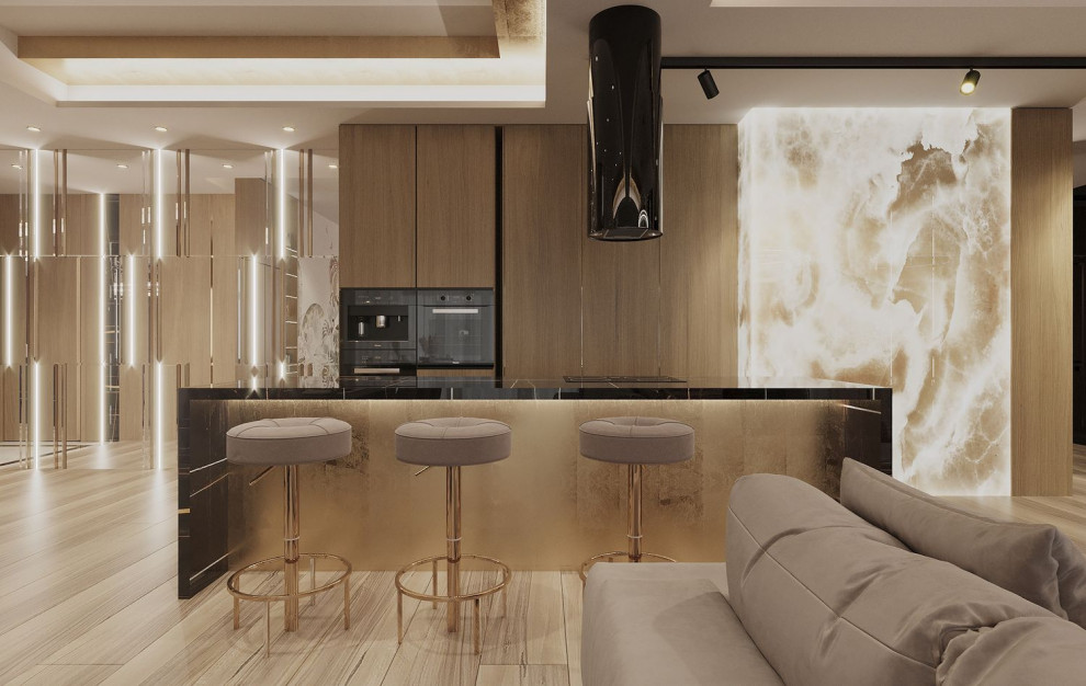 6-Room Apartment Design With 240 m² Floor Area