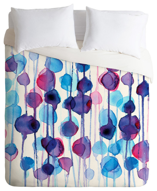 Deny Designs Cmykaren Abstract Watercolor Duvet Cover Contemporary Deny Designs Cmykaren Abstract Watercolor Duvet Cover Contemporary Covers And Sets By