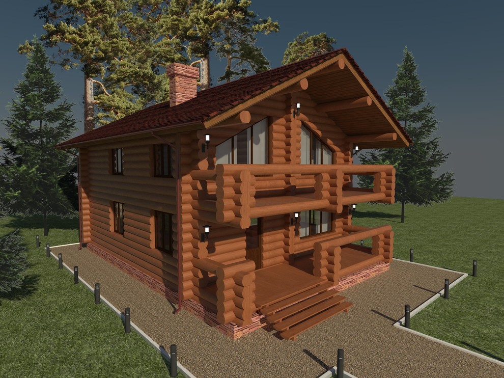 Бревенчатый дом