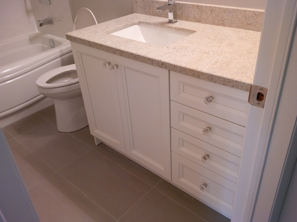 Inspiration for a transitional home design remodel in Toronto