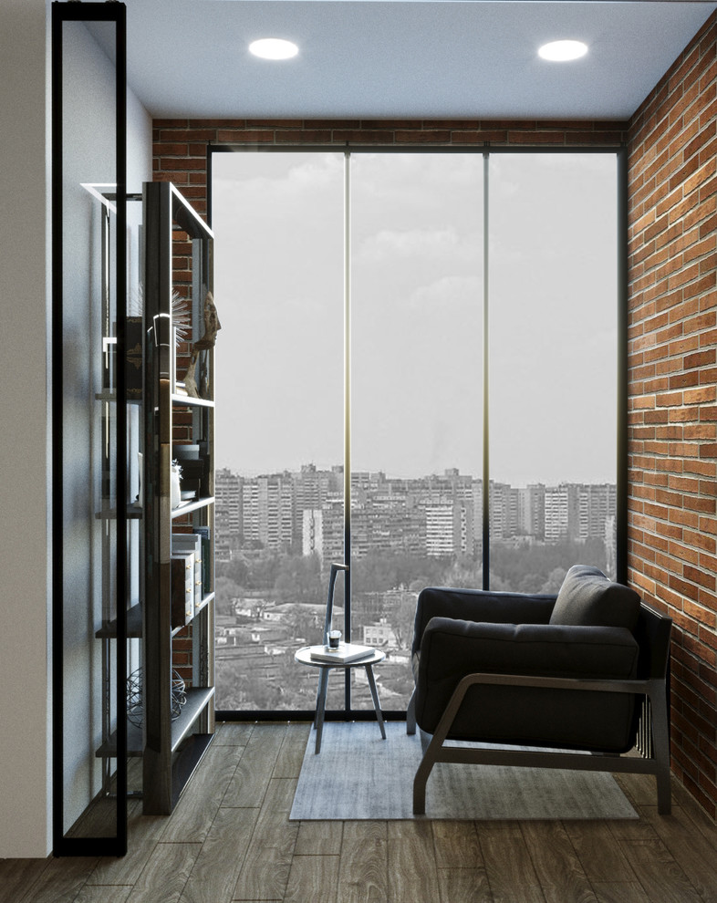 Дизайн интерьер квартиры в современном стиле (минимализм+лофт)