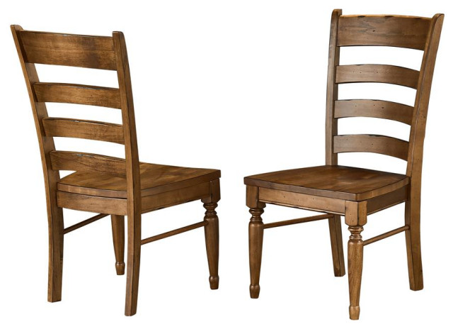 Smoky Quartz Ladderback Dining Chairs (Set of 2), Belen Kox