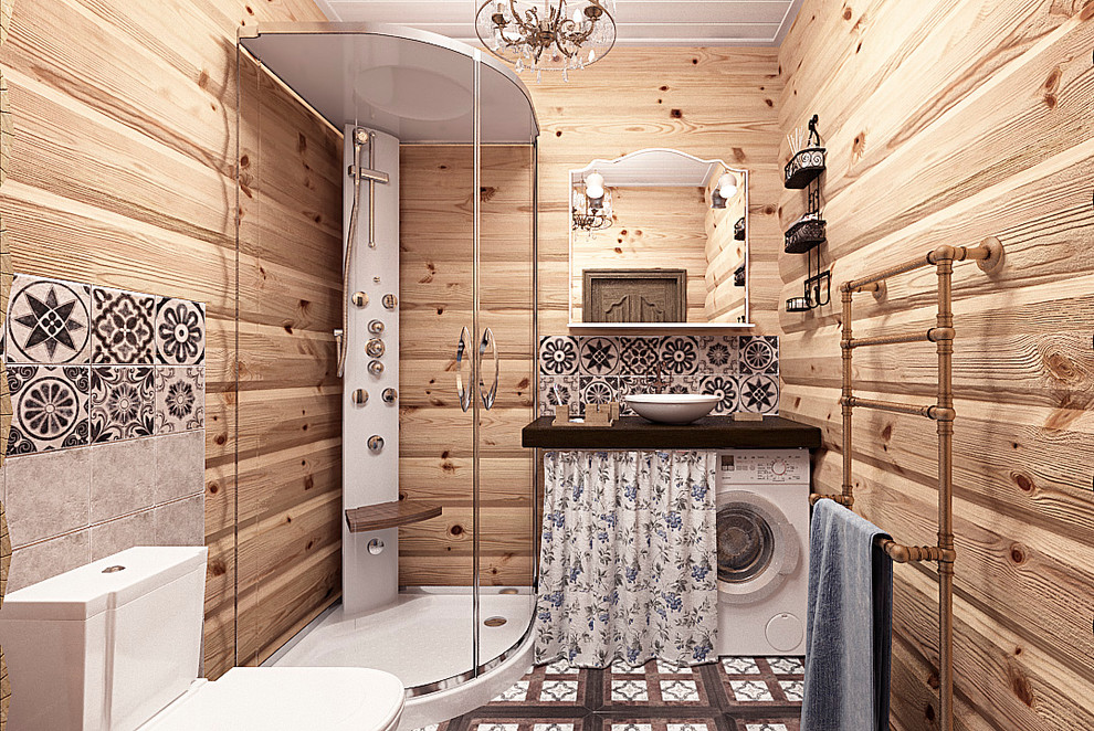 Санузлы в доме из бруса