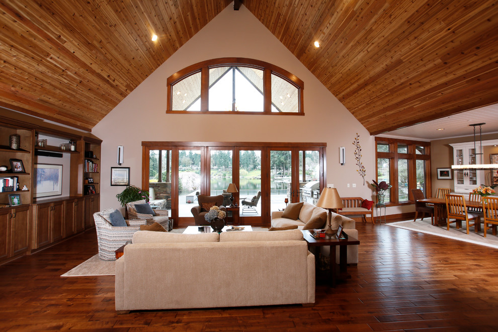 Country living room in Seattle.