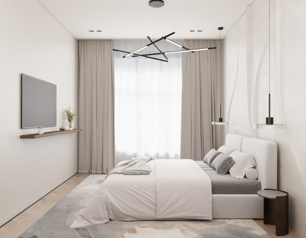 Современный минимализм спальня 2