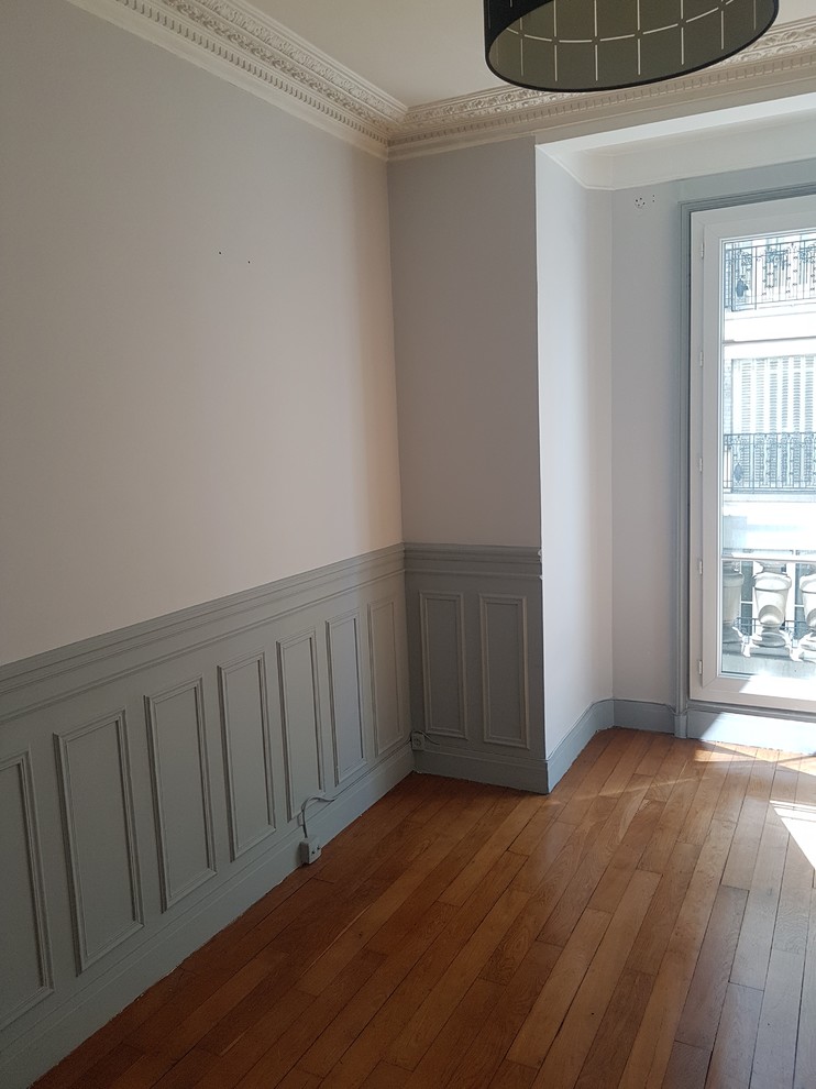 Peinture séjour en 3 tons de couleur PARIS 75018