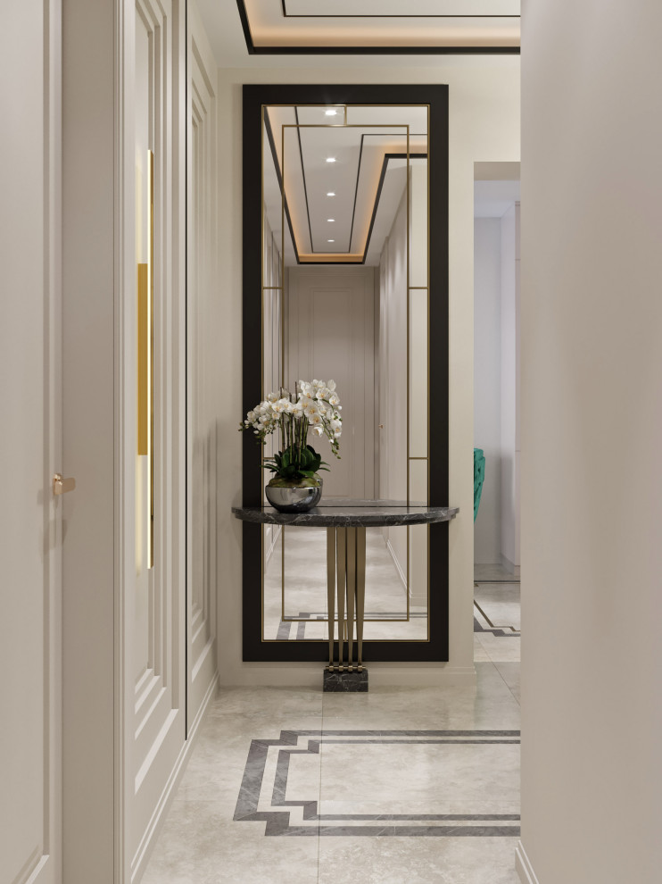 Интерьер в стиле ар-деко в ЖК Пресня Сити