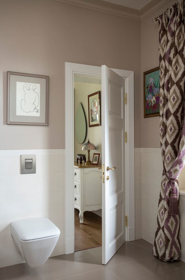 Текстильный декор в загородном доме