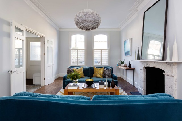 Light and Airy Victorian Conversion modern-wohnbereich