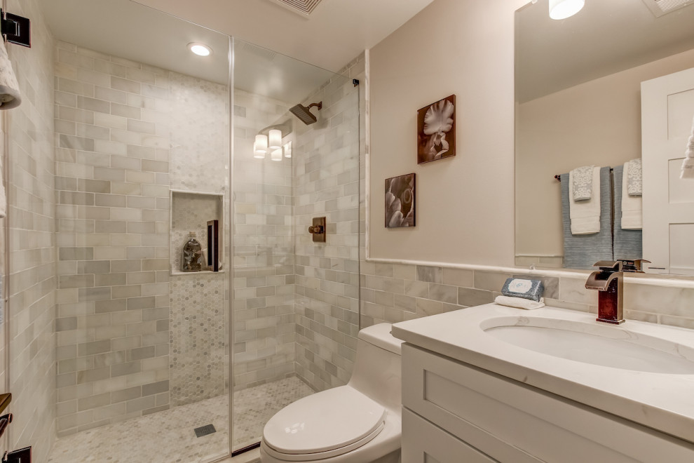 Bathroom Remodeling With Corner Tub,Standing Space