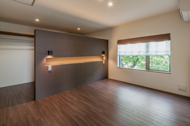 寝室 moderno-dormitorio
