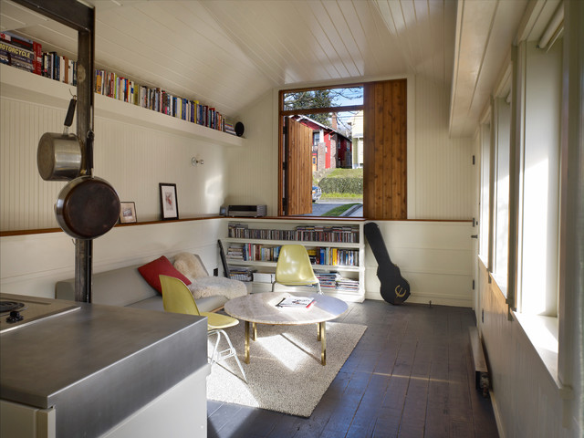 Garage Conversion nyklassisk-dagligstue