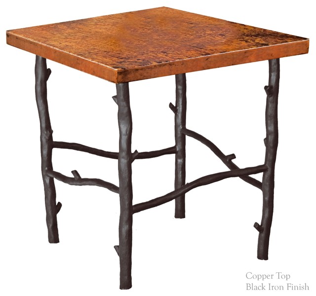 South Fork End Table With 24 Square Top Traditional Side Tables South Fork End Table With 24 Square Top