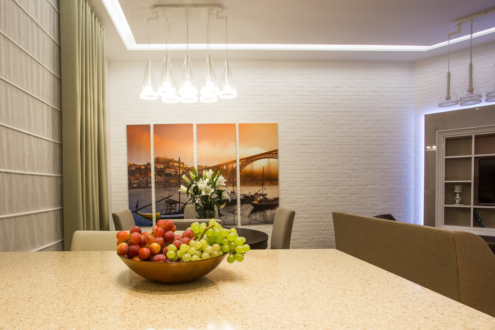 Интерьер квартиры в ЖК "Мичуринский"