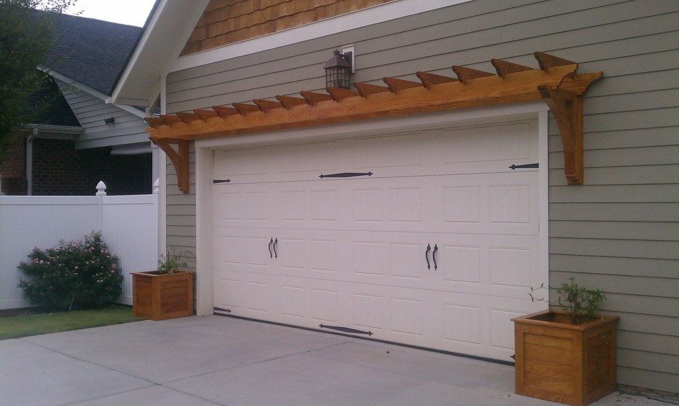 Design ideas for a traditional garage in Charlotte.