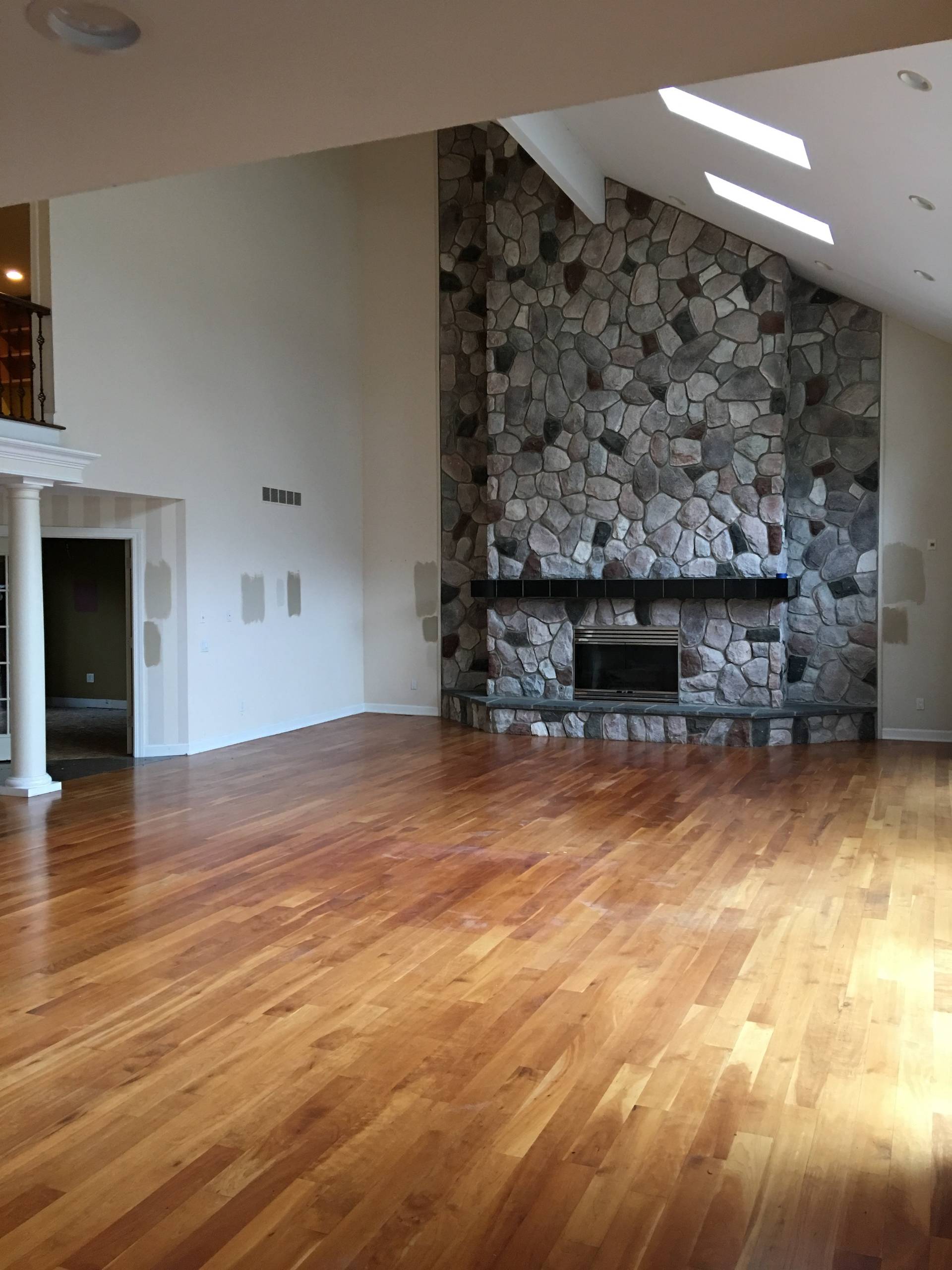 Oxbow lake hardwood flooring and windows