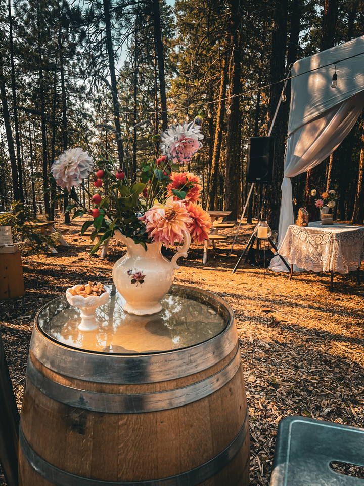 Wedding Design in the Forests of Chelan, WA