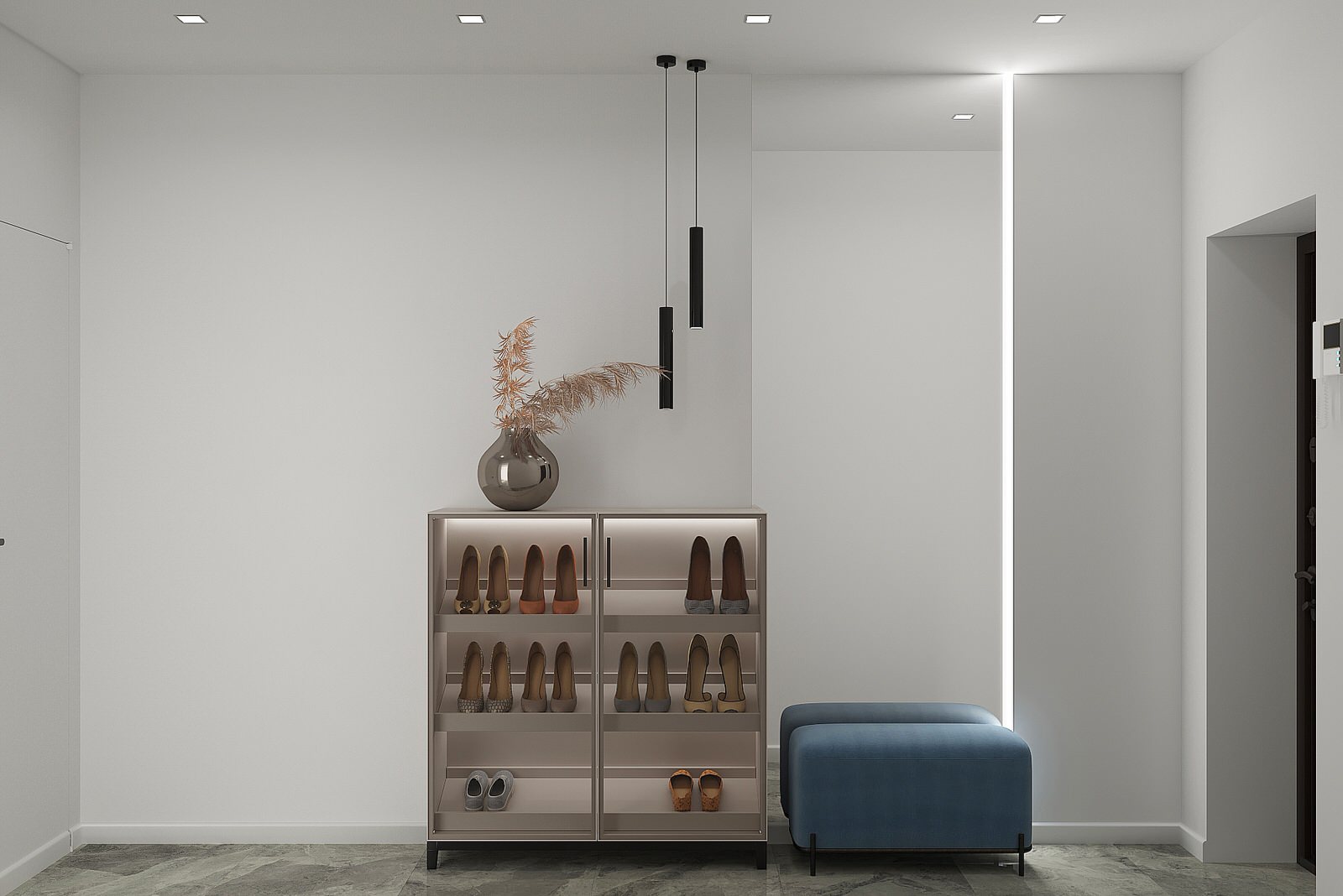 Двухуровневая квартира для молодой семьи