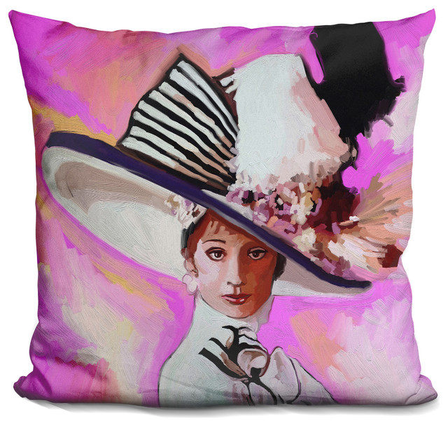 Audrey Hepburn My Fair Lady Decorative Accent Throw Pillow