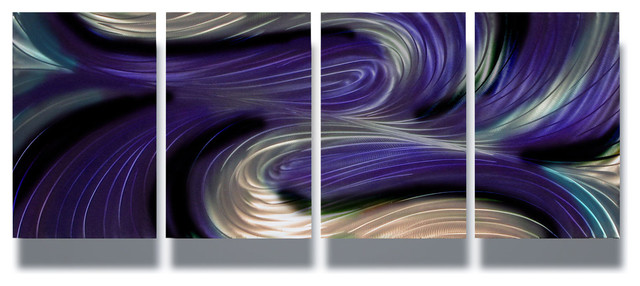 Metal Wall Art Decor Abstract Contemporary Modern Sculpture Echo Metal Wall Art Decor Abstract Contemporary Modern Sculpture Echo Purple
