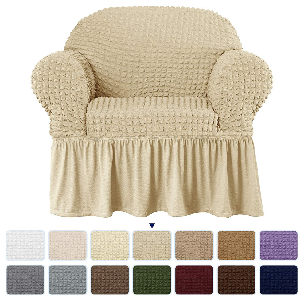 Subrtex Stretch Sofa Couch Slipcover 1 Piece Armchair Protector