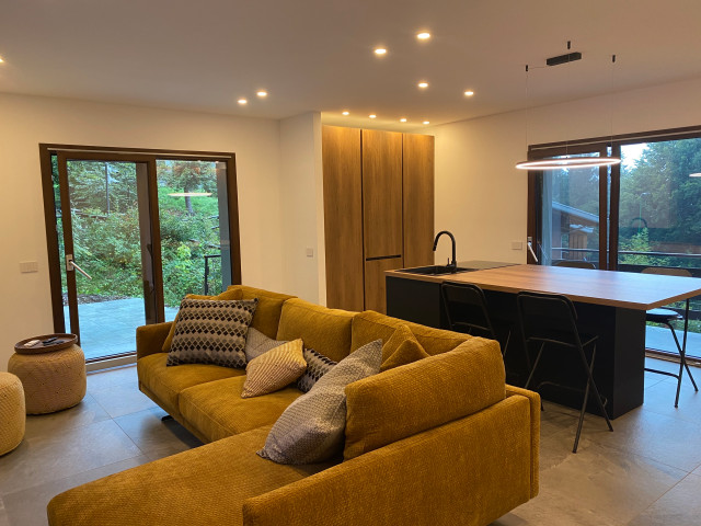 Villa in montagna trendy-dagligstue