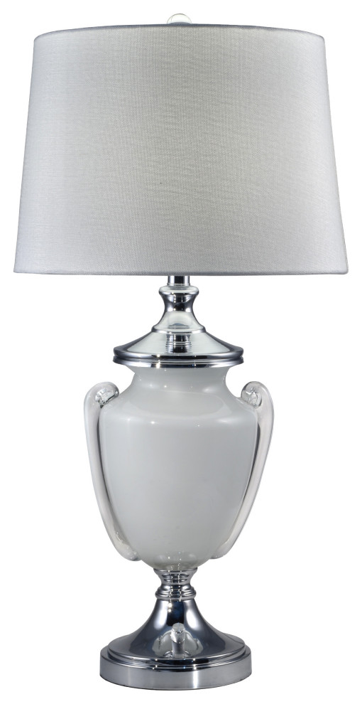 Alaska LED Hand Blown Art Glass Table Lamp Traditional Table Lamps