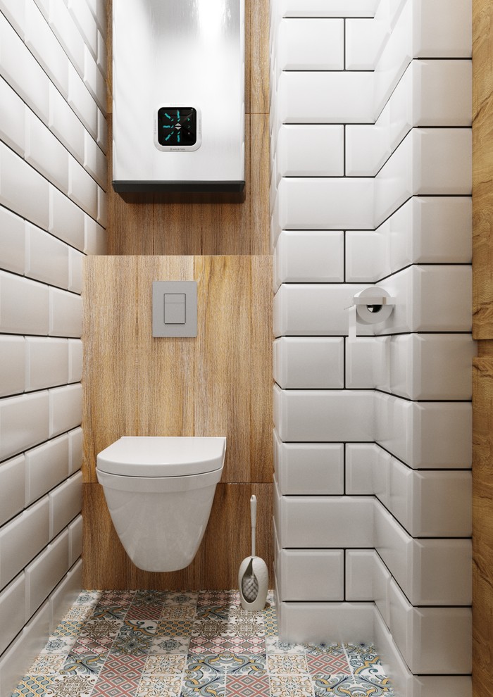 Просторная студия с отдельной спальней в скандинавском стиле