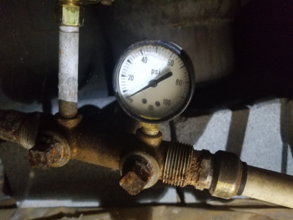 Well water pressure very low