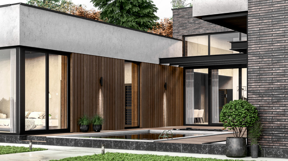 Одноэтажный частный дом в Ростове-на-Дону