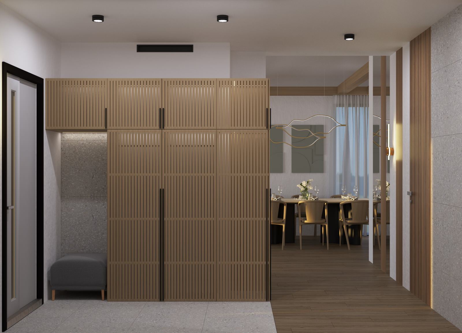 Проект загородного дома в Ленинградской области, стиль джапанди