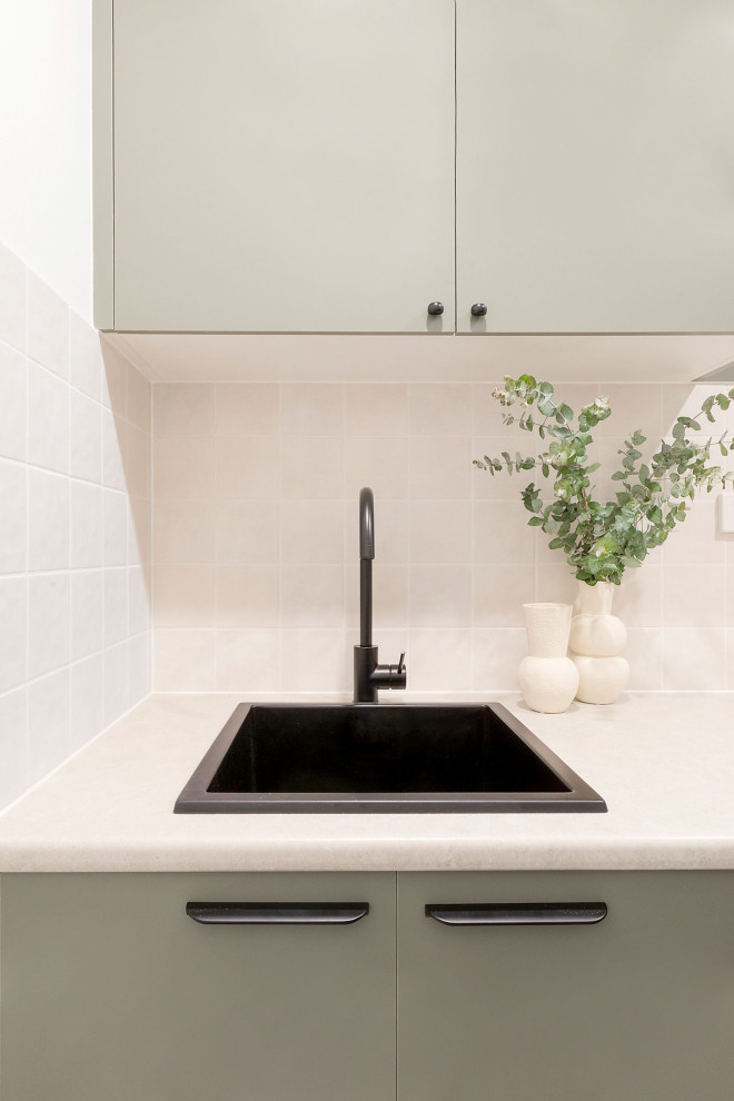 Contemporary laundry room in Sydney.