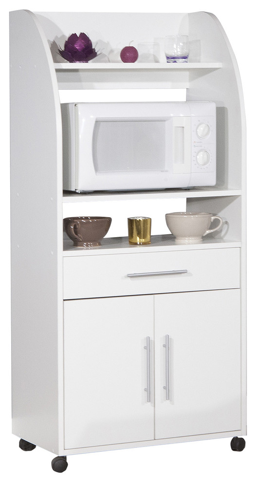 Jeanne Microwave Cart - Contemporary - Kitchen Islands And Kitchen Carts -  by TEMAHOME | Houzz