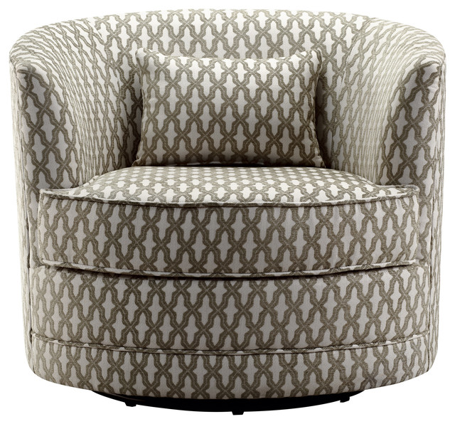 Dmitri Swivel Barrel Chair Mediterranean Armchairs And Accent