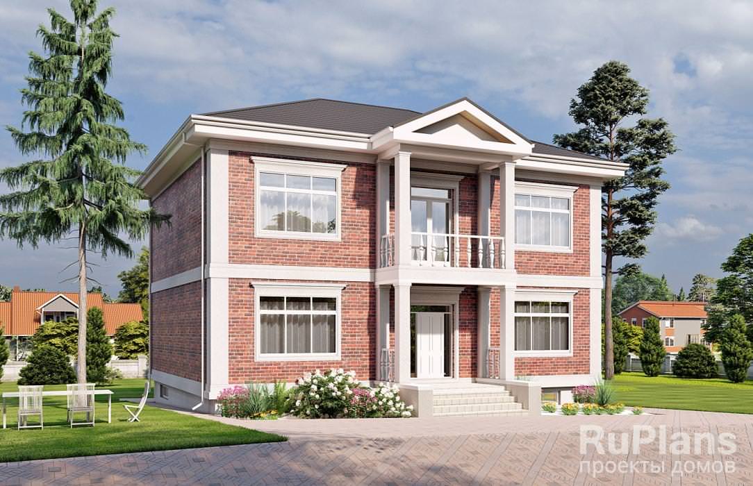 Rg5020 - Проект двухэтажного дома с цоколем