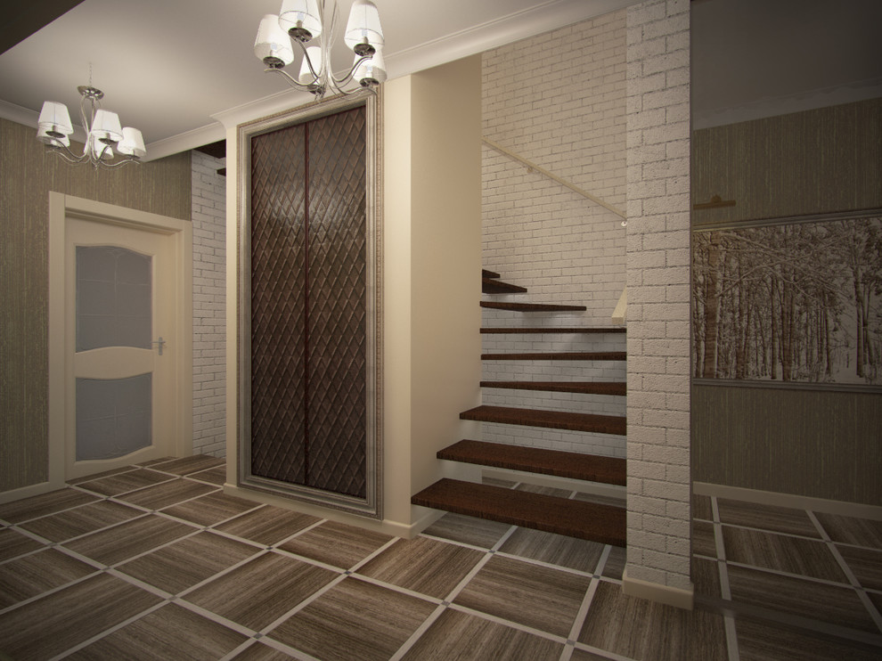 Коридор и лестница частного дома в г.Оренбург