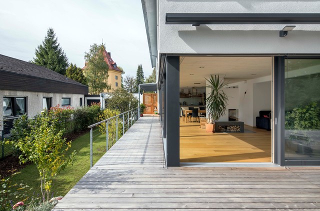 Passivhaus Trudering contemporary-deck