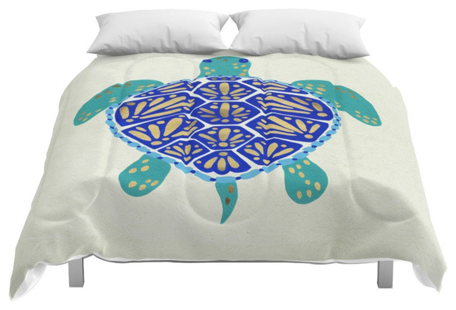 Sea Turtle Comforter Beach Style Comforters And Comforter Sets