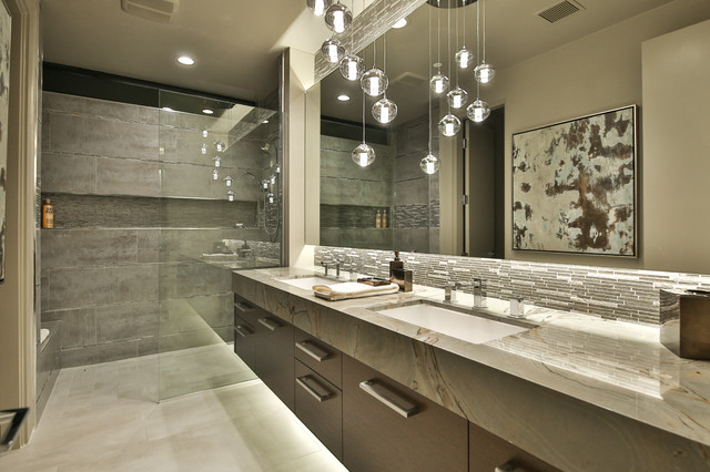 Modern Guest Bathroom - Modern - Bathroom - Los Angeles - by Angela ...