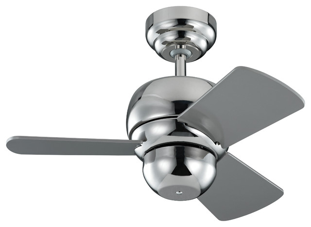 Monte Carlo 24 Micro 24 Polished Nickel Ceiling Fan