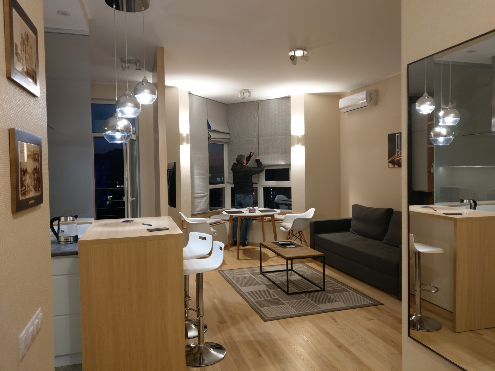 Avant et après. Projet de design pour le studio