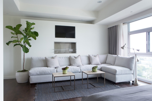 Fireplaces minimalistisch-wohnzimmer