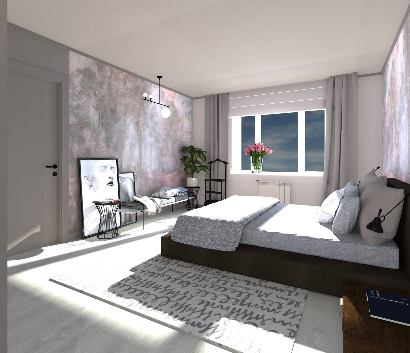 Косметический ремонт в современном стиле со скандинавскими элементами