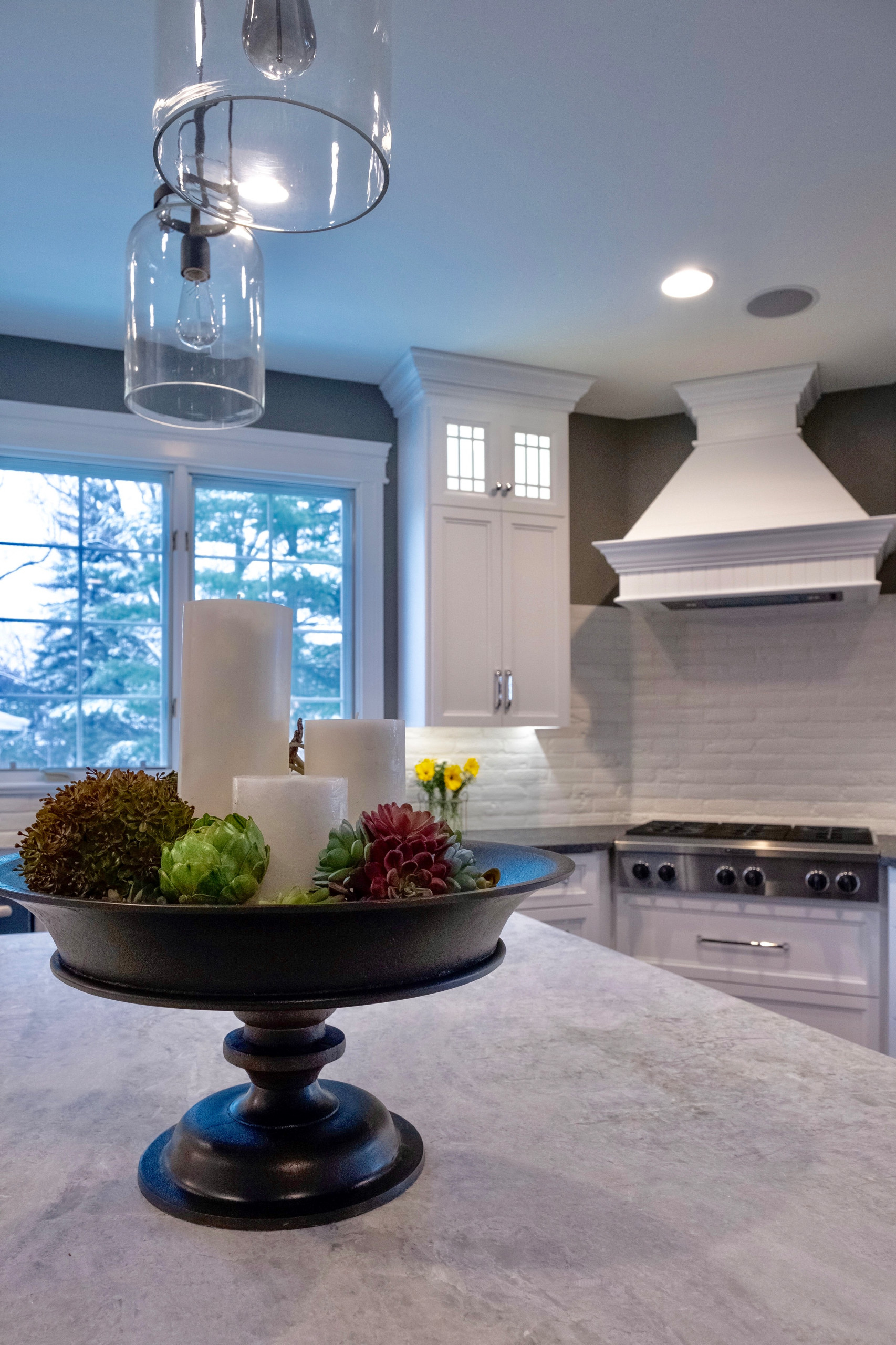 Farmhouse Kitchen, Home Bar and Mudroom