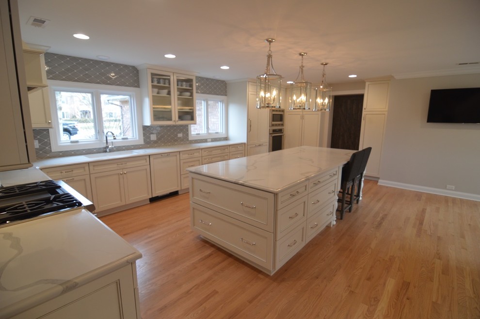 Kitchen - transitional kitchen idea in Chicago