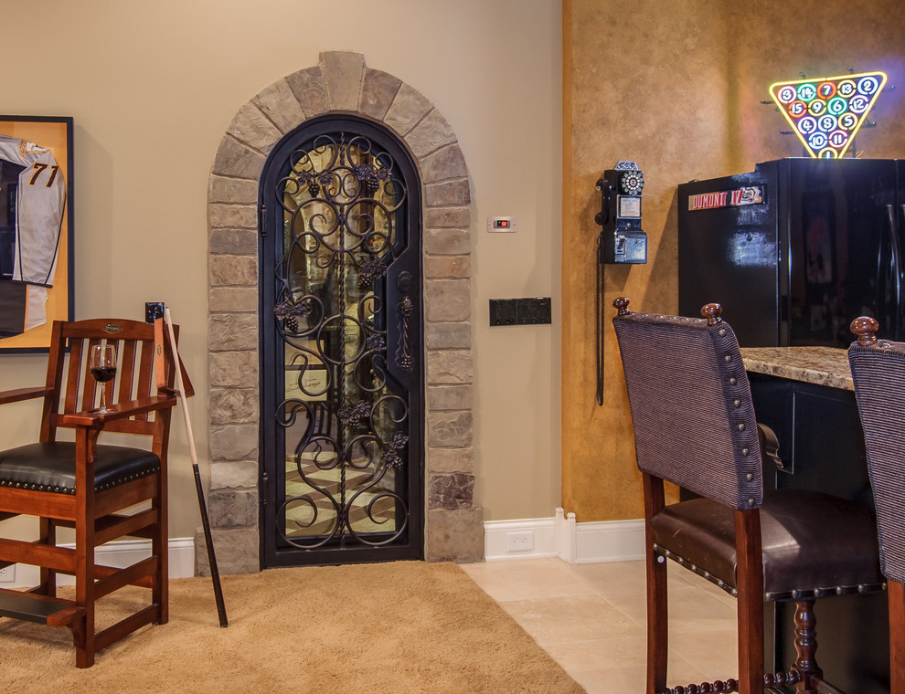 Closet converted into a Custom Wine Cellar