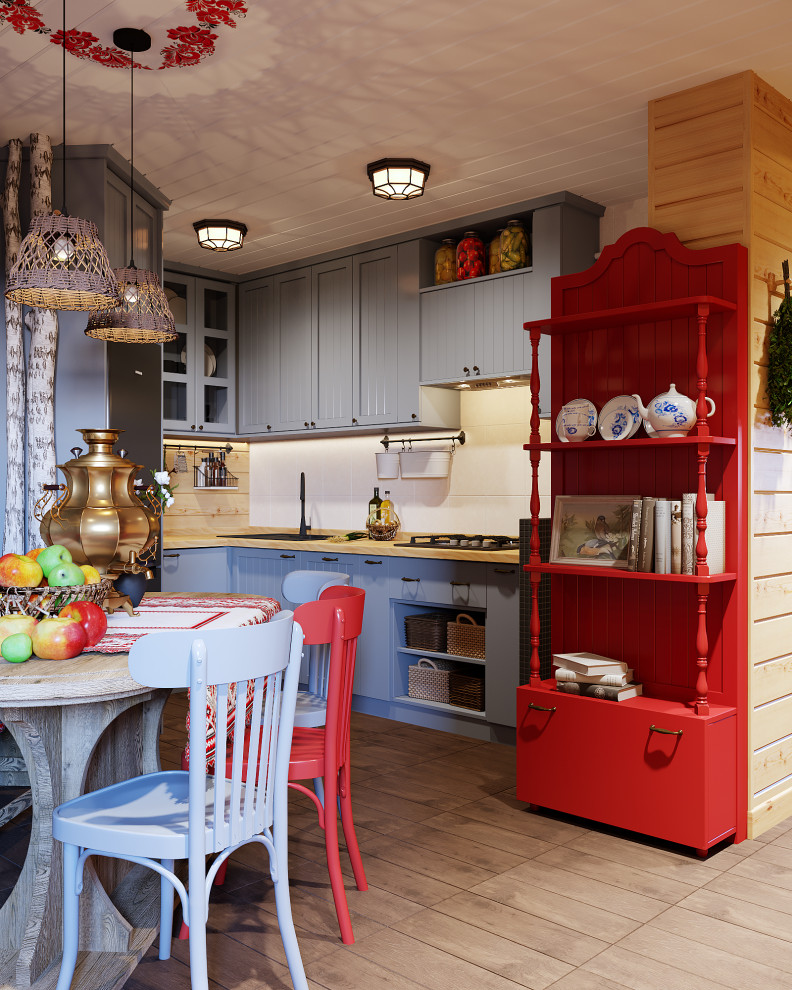 Баня с русскими мотивами